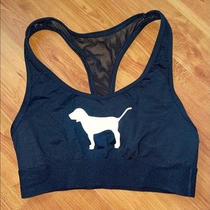 VS PINK Black Sports Bra